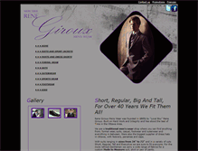 Tablet Screenshot of girouxmenswear.ca